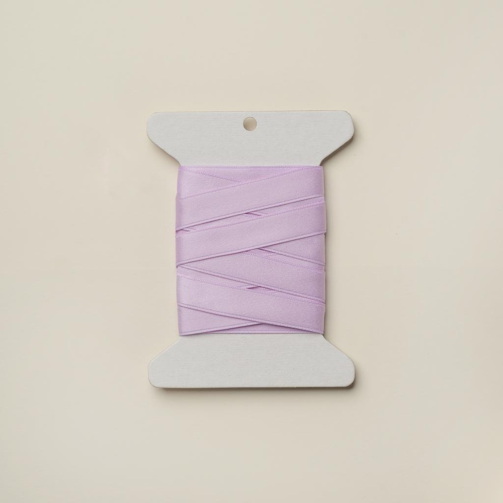 Лента сатиновая лавандовая