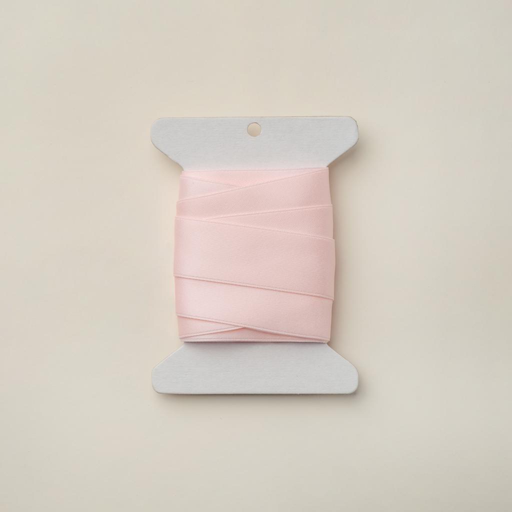 Лента сатиновая нежно-розовая