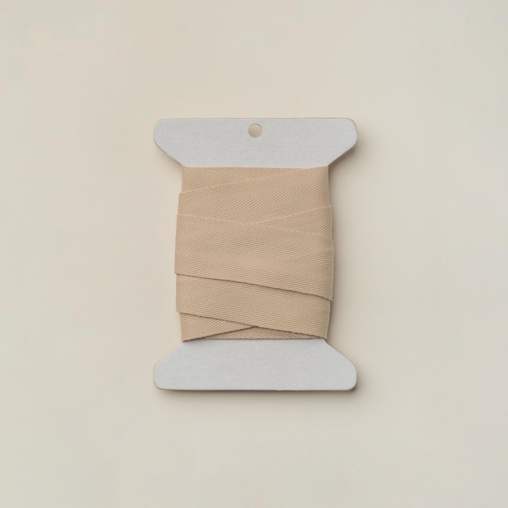 Лента саржевая бежевая