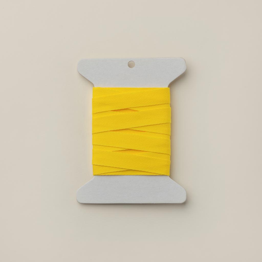 Лента саржевая желтая