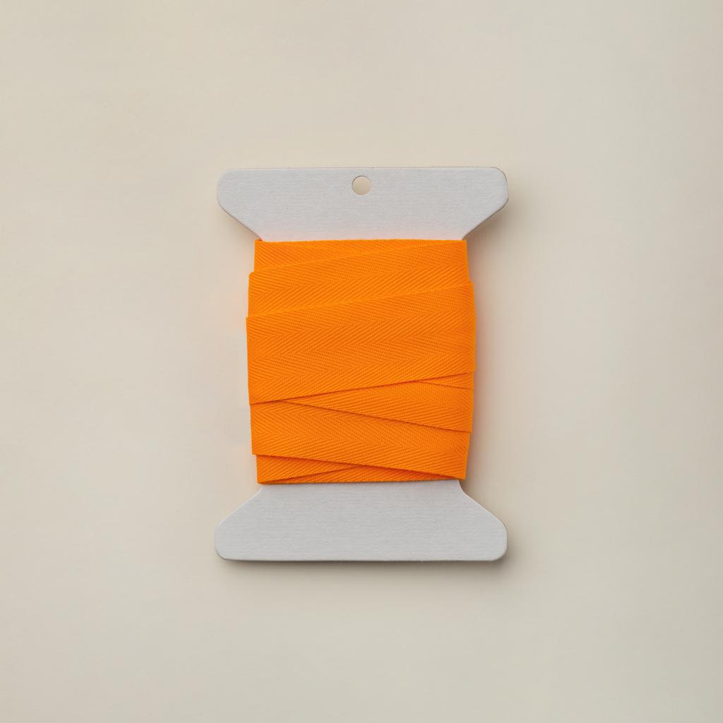 Лента саржевая оранжевая