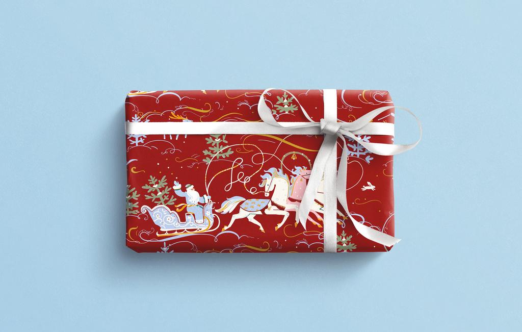 Тройка (золотистое тиснение)