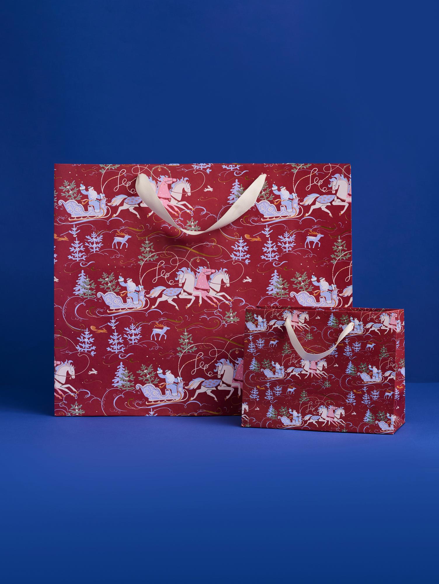 Подарочный пакет Тройка (золотое тиснение)