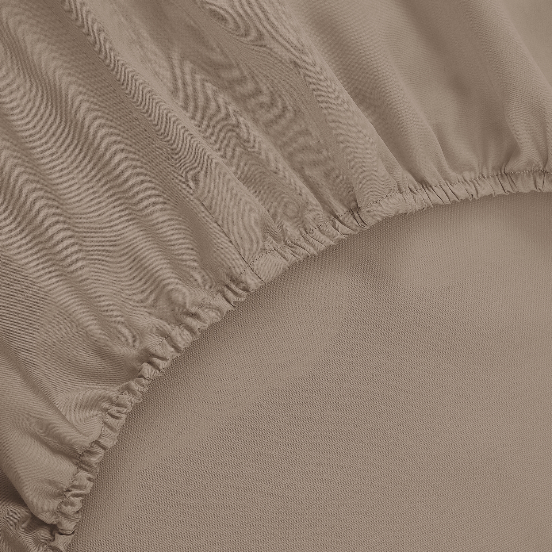 Простыня натяжная (на резинке) Кофейный жемчуг