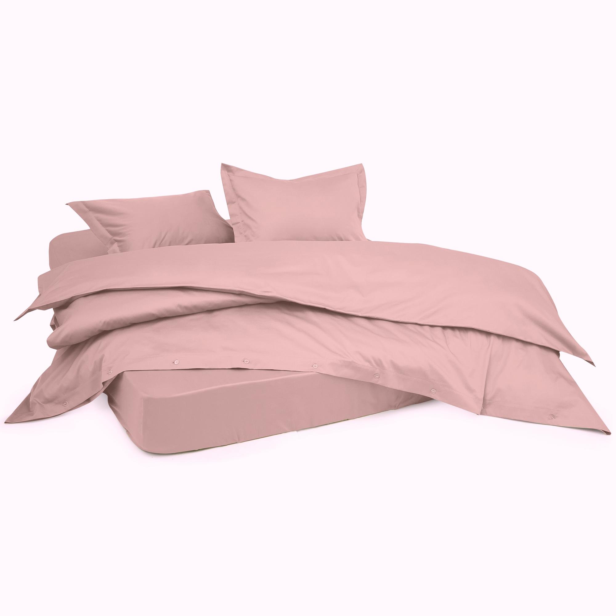 Простыня натяжная (на резинке) Нежная пудра