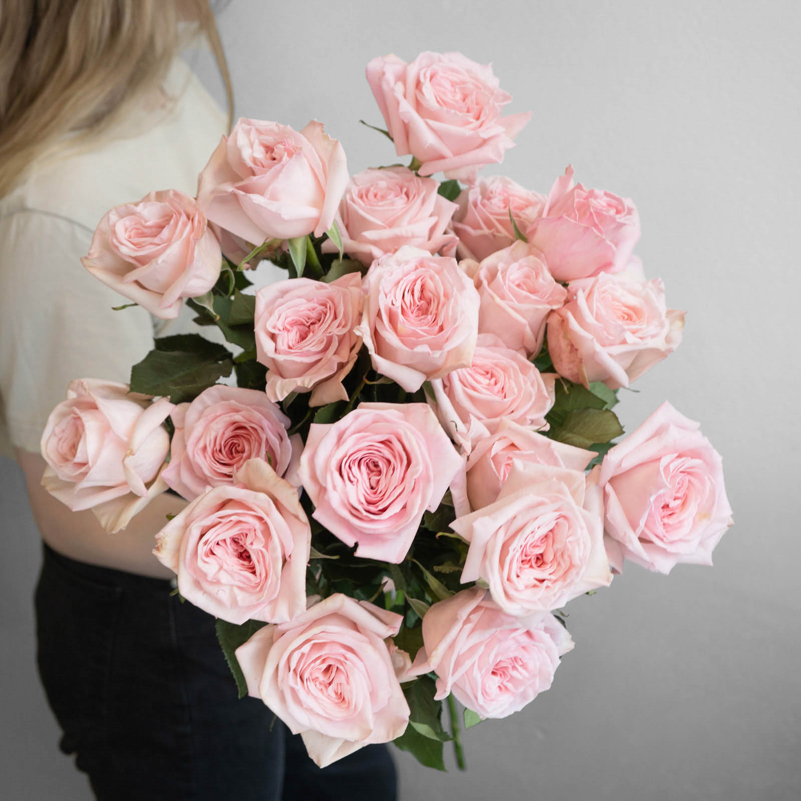 Монобукет из розы Pink O'hara