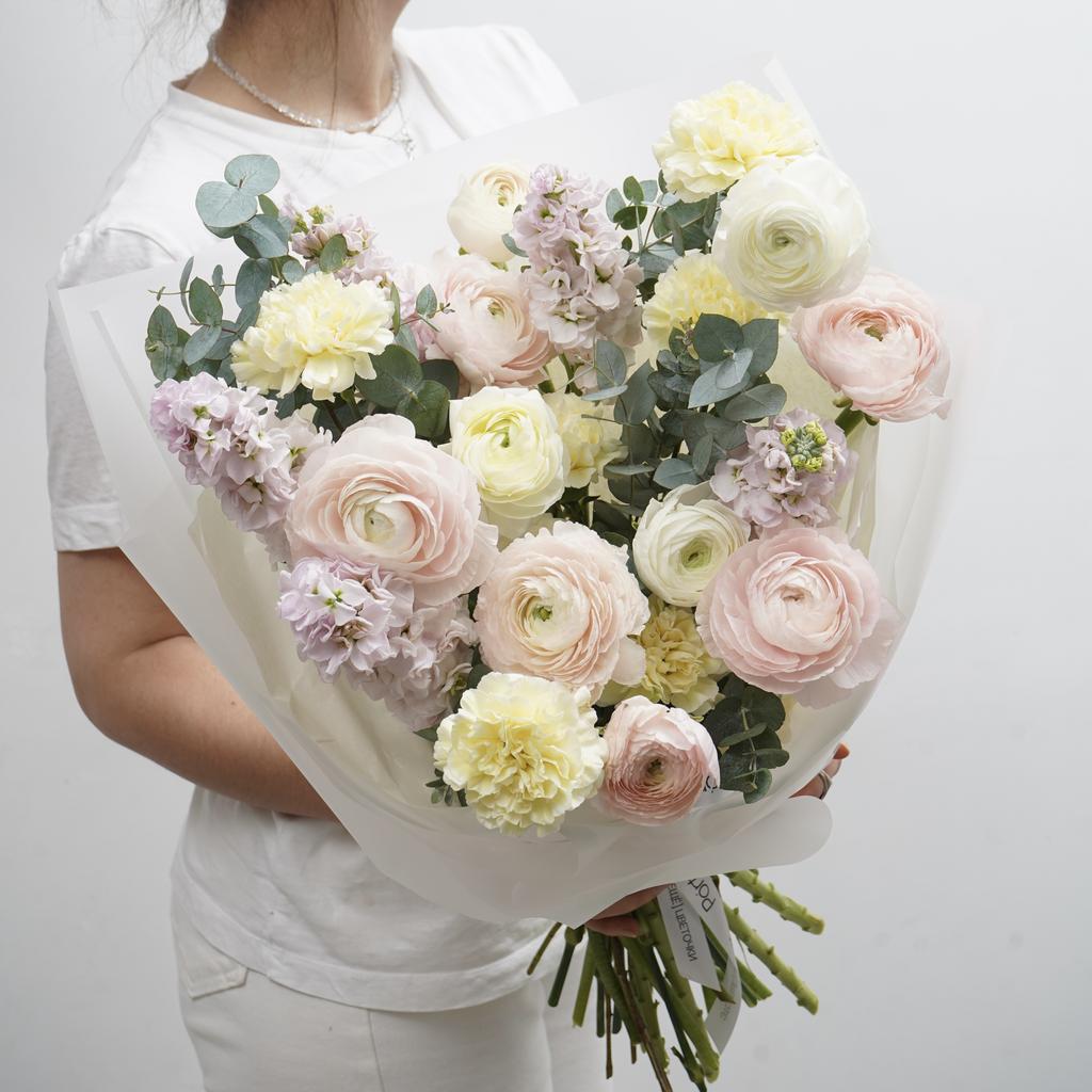 Авторский букет "Сахарная вата"