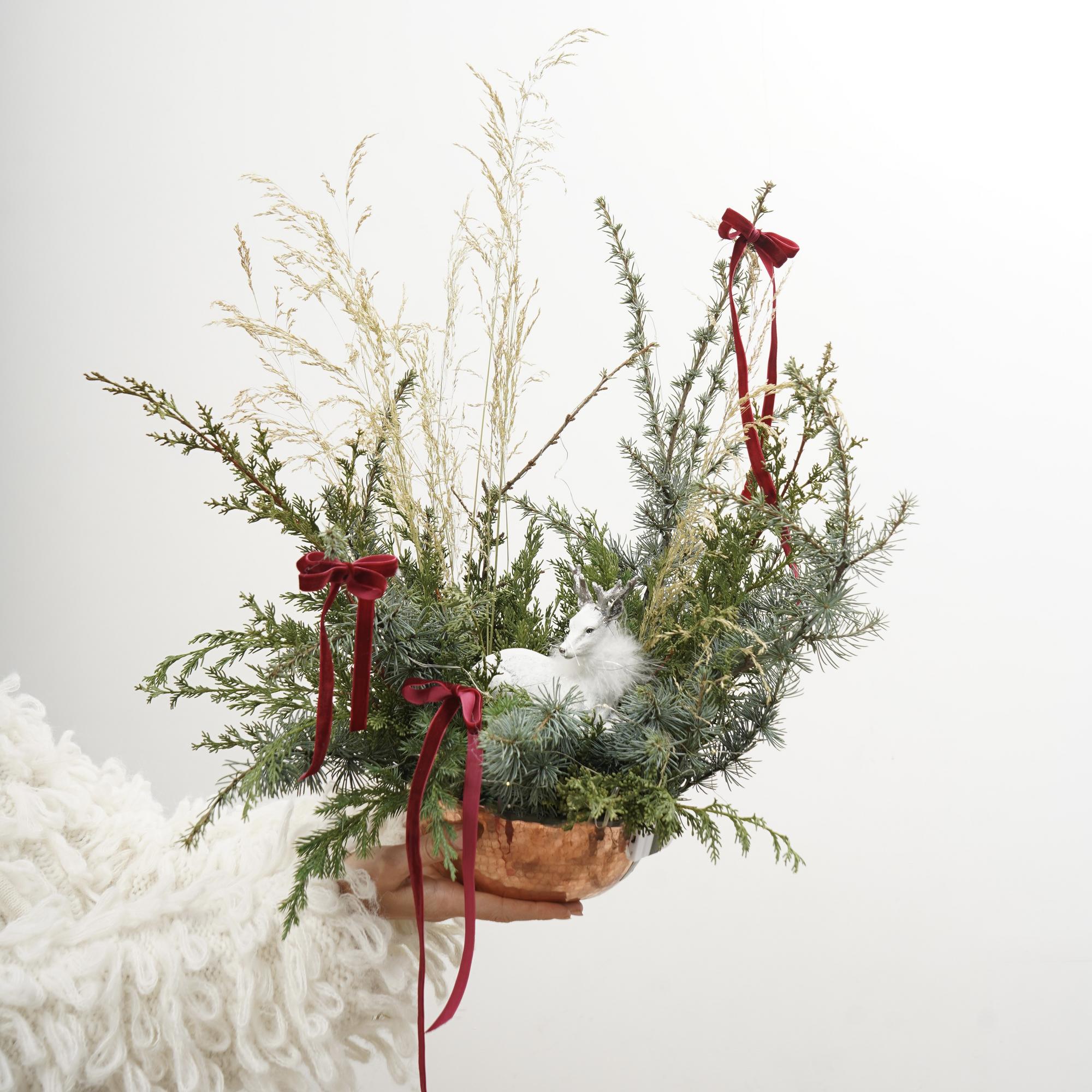 Новогодняя композиция "Спящий ангел"