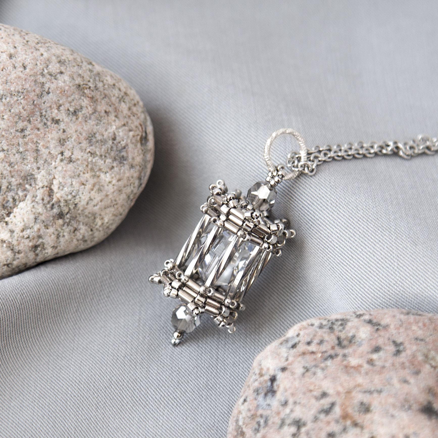 Мастер-класс по кулону "Фонарик №2"