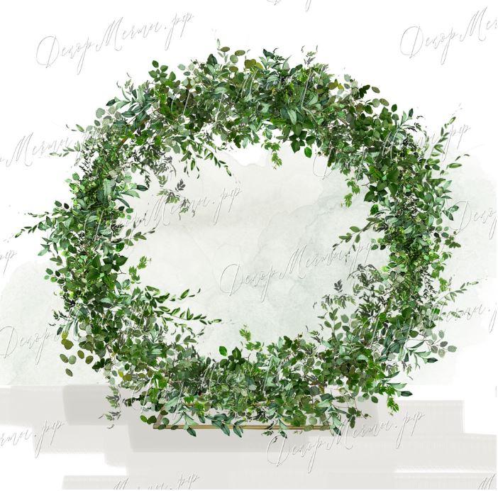 АРКА КОЛЬЦО зелень