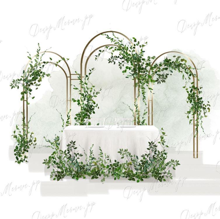 ПРЕЗИДИУМ и фон Византия с зеленью