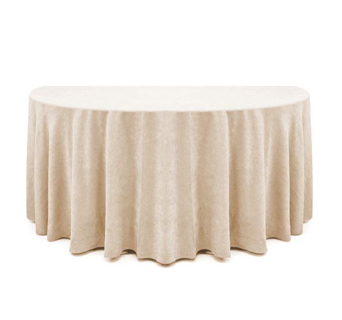Скатерть Бежевая, ткань канвас