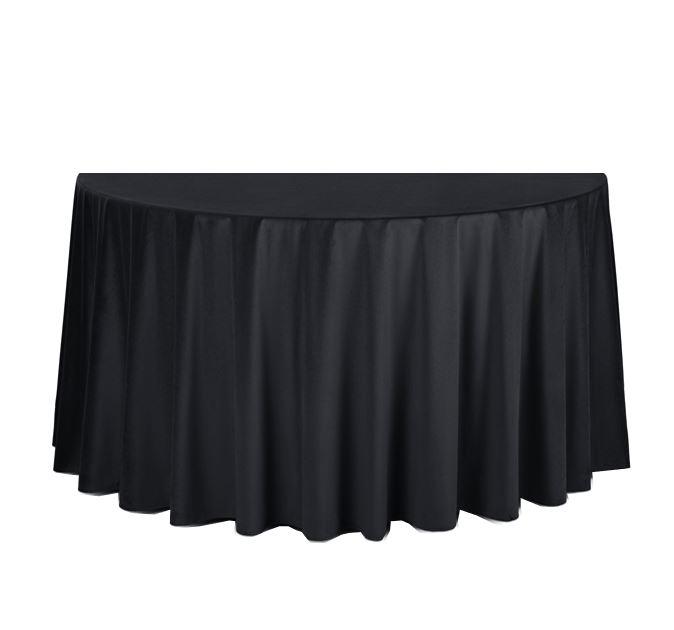 Скатерть Черная, ткань канвас