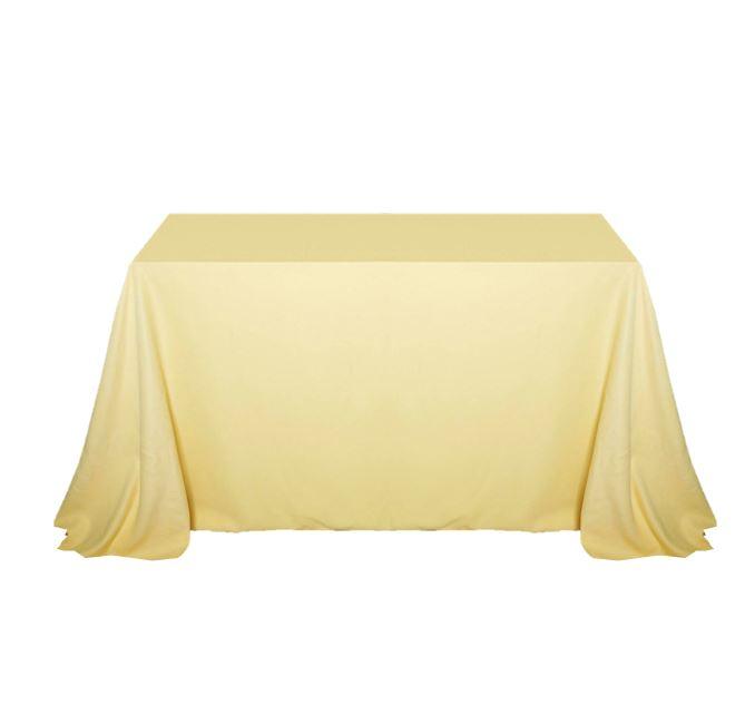 Скатерть Нежно желтая прямоугольная