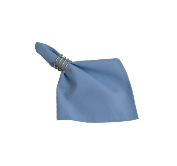 Салфетки голубые габардин