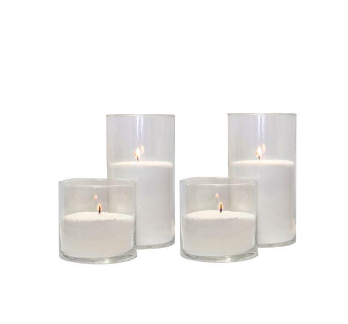 Свеча насыпная настольная (до 15 см высотой)