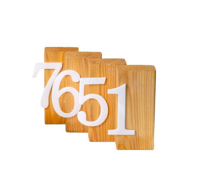 Номер стола  Деревянный брусок