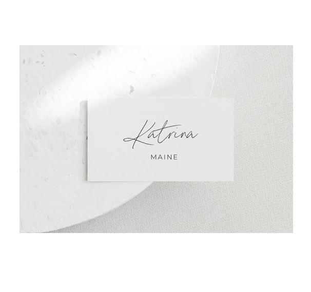 Карточка рассадки "Плоская"