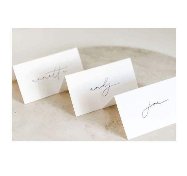 Карточка рассадки "Домиком"