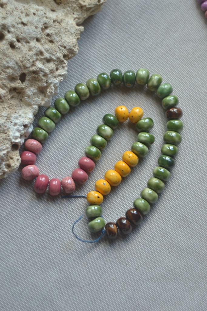 Набор бусин 1,5см  "цветы"