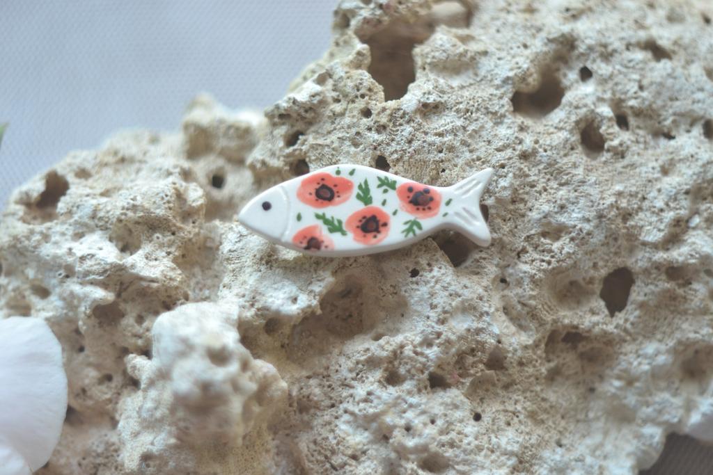 Брошь "Рыбка"