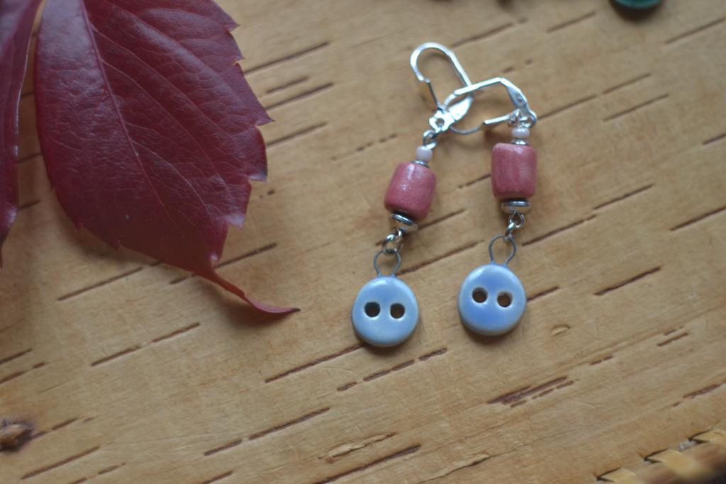 Серьги "Пуговки"