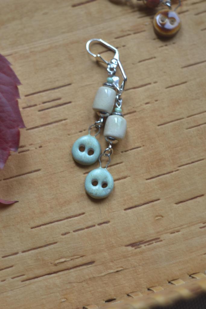 Серьги "Пуговки"