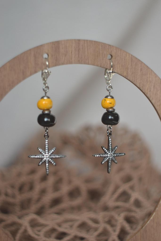 Серьги "Полярная звезда"