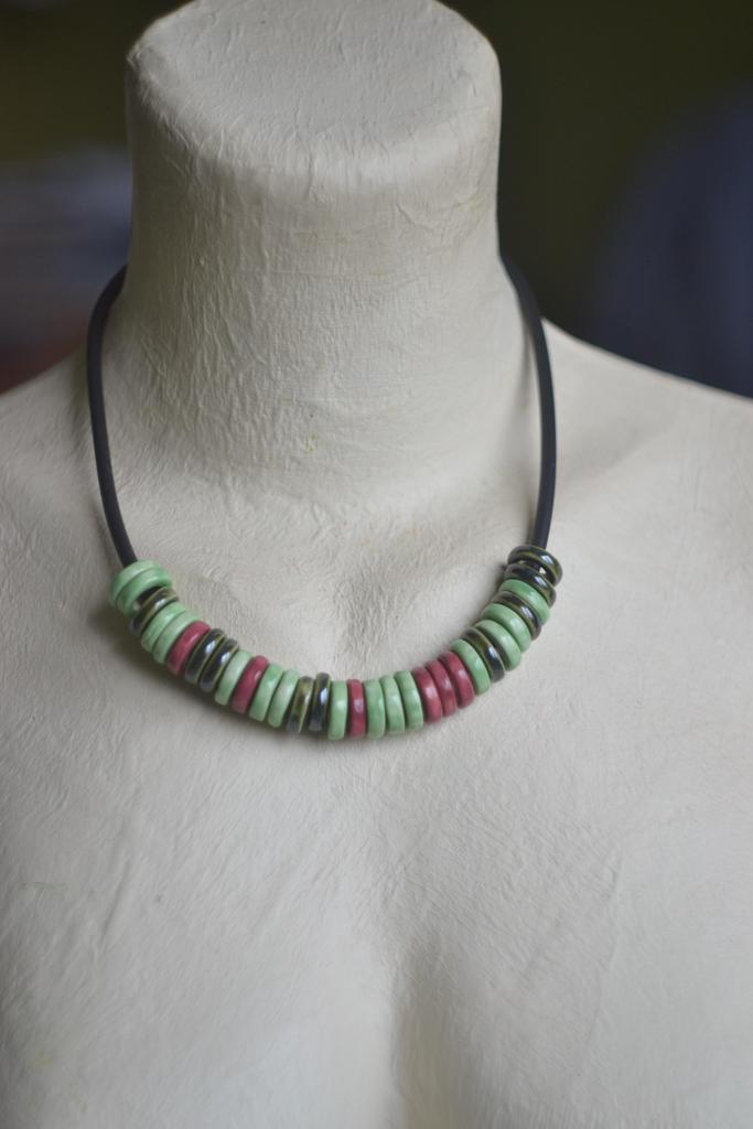 Колье  "Тюльпаны"