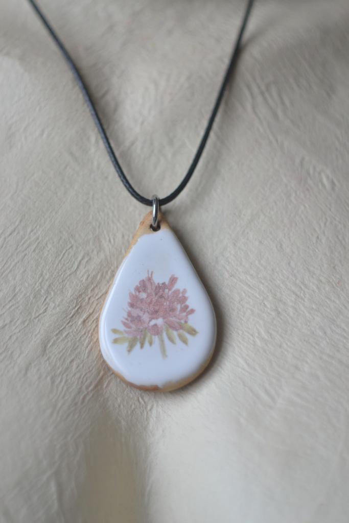 Подвеска с деколью "Чабрец"