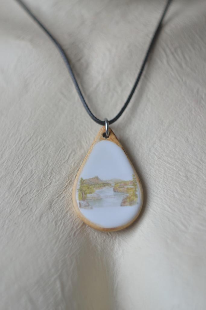 Подвеска с деколью "Алтай "