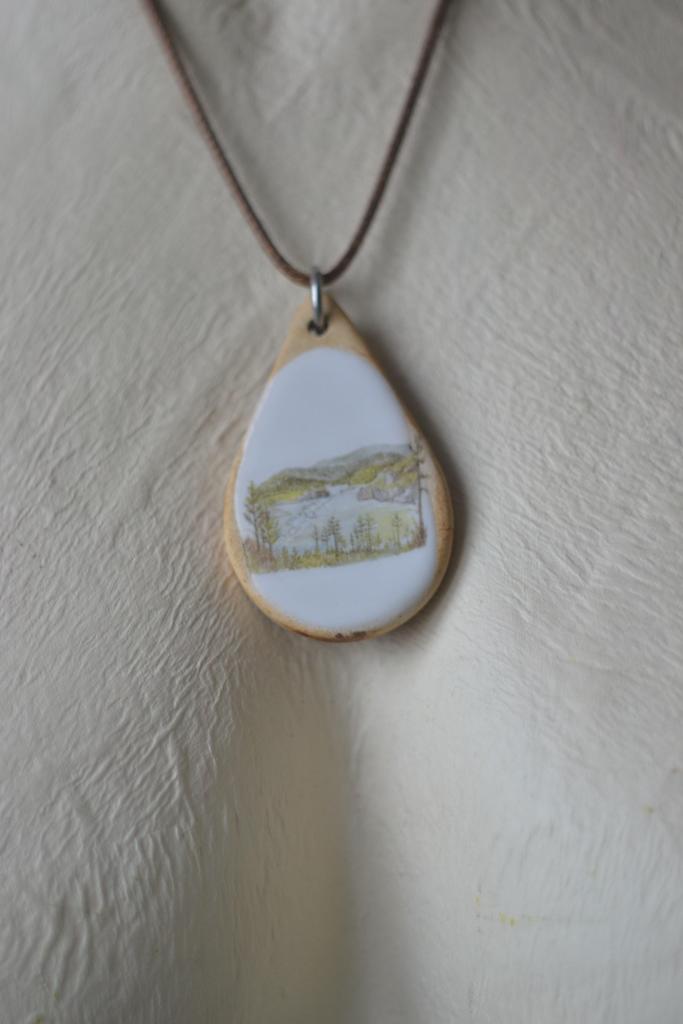 Подвеска с деколью "Алтай "