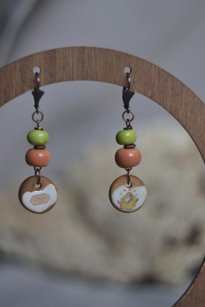 Серьги "цирк"