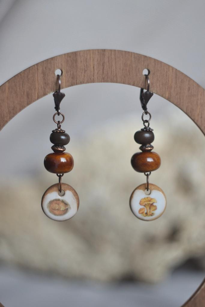 Серьги "Бельчонок"