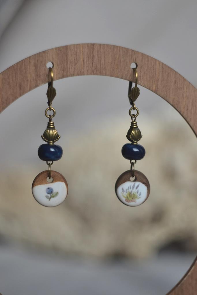 Серьги "Мускари"