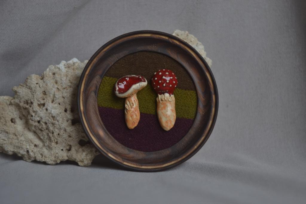 Панно на стену среднее "Мухоморы"