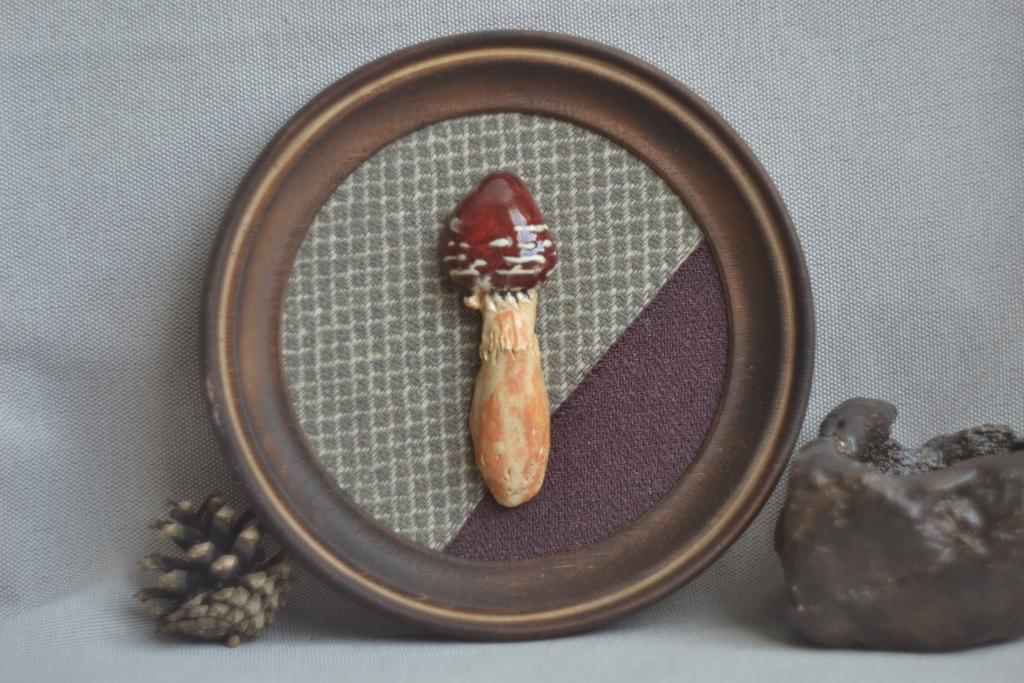 Панно на стену  большое  "Мухомор"