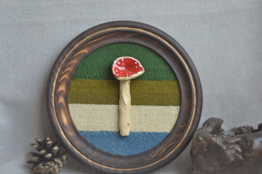 Панно на стену  большое  "Мухомор"