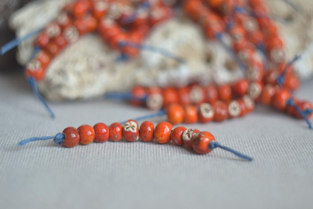 Набор бусин "Рябина"