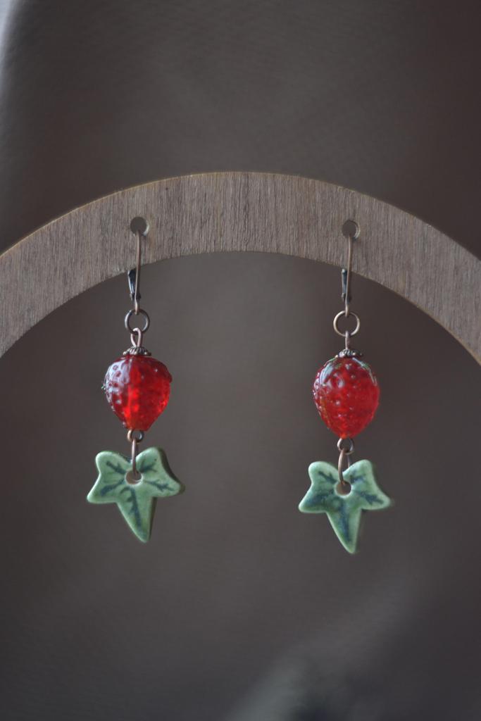 Серьги "Ягоды"