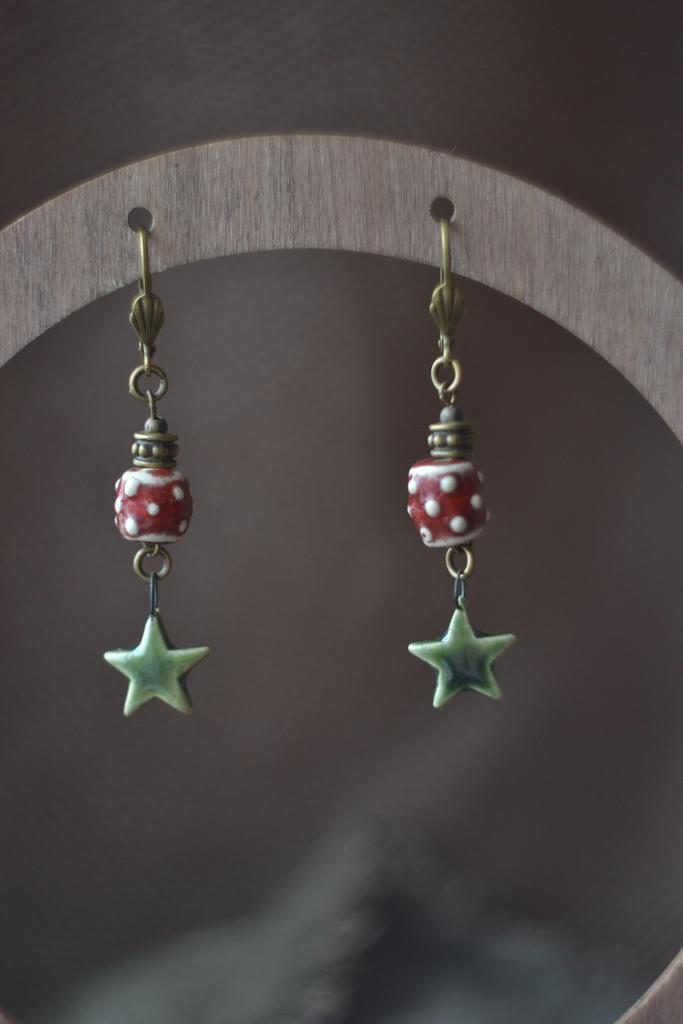 Серьги "звёзды"