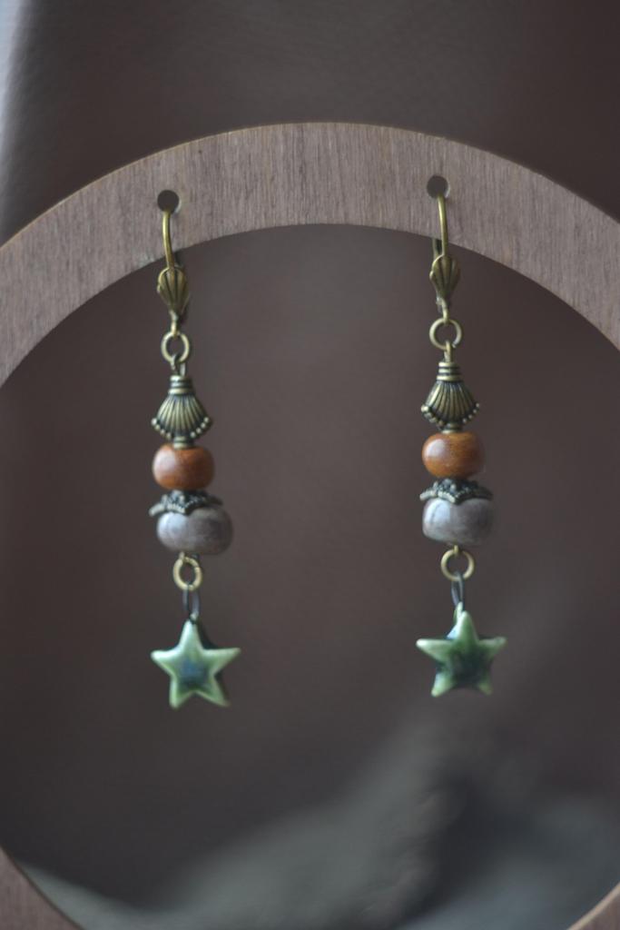 Серьги "звёзды"