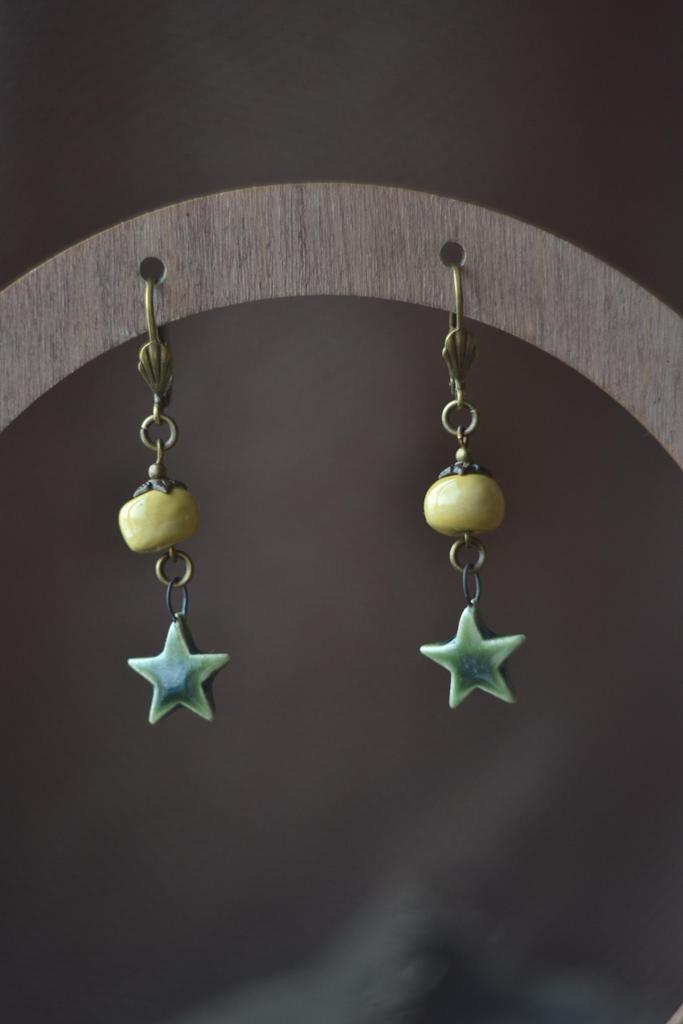Серьги "звёзды"