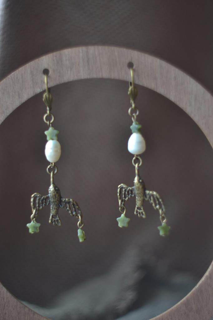 Серьги "Птахи"