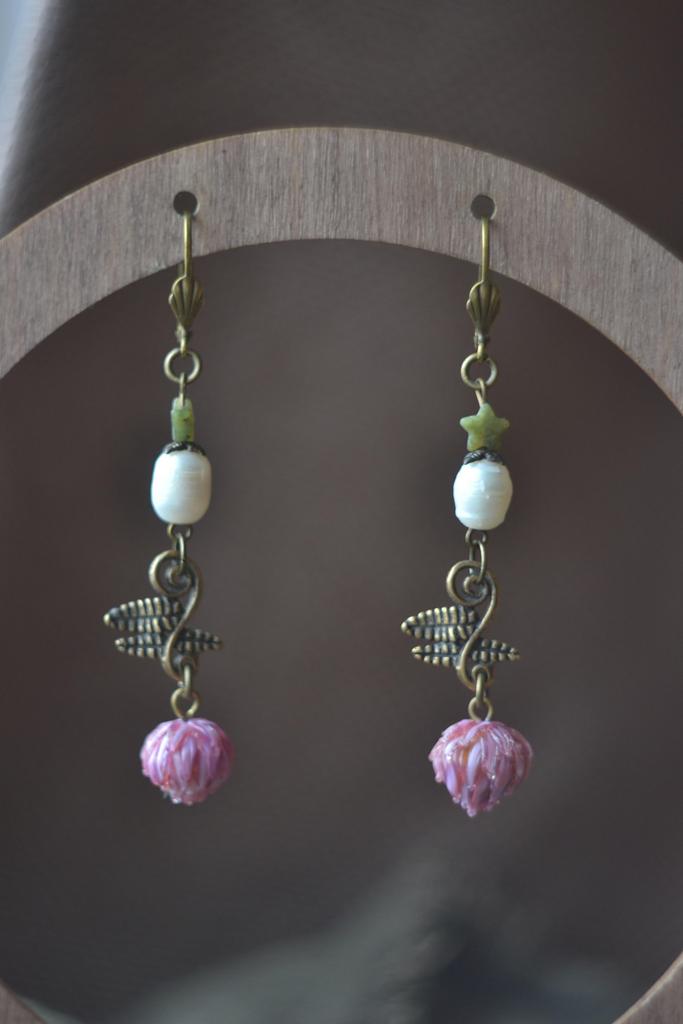 Серьги "Клевер"