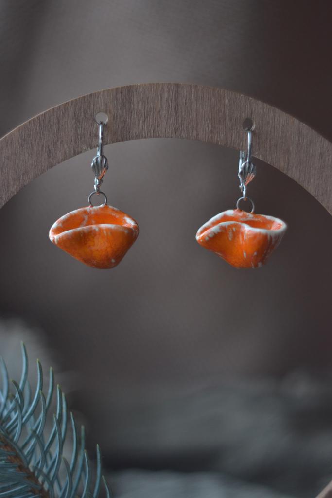 Серьги "Лисички"