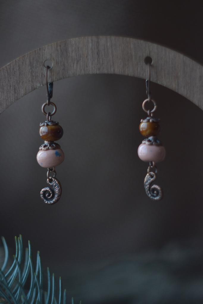 Серьги "усики"