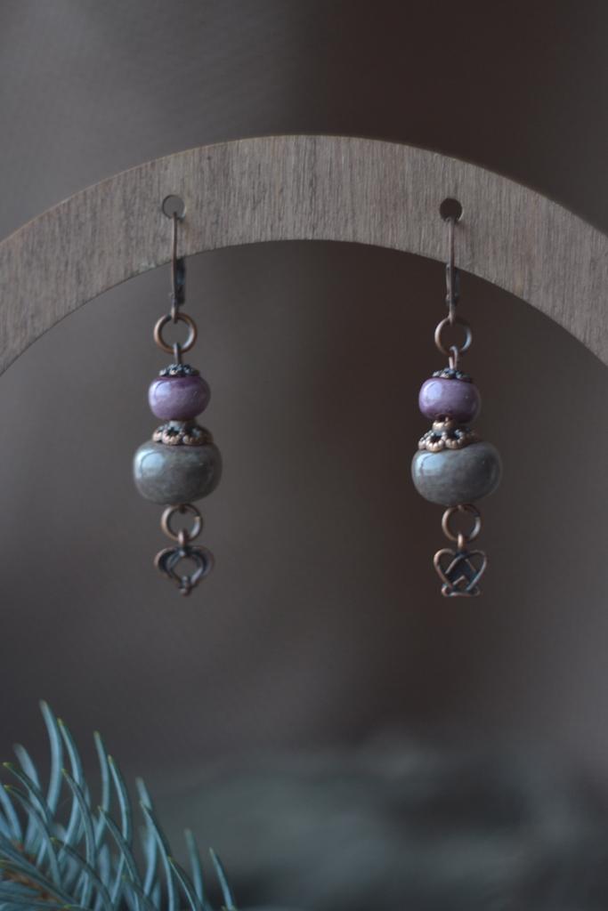 Серьги "ключи "