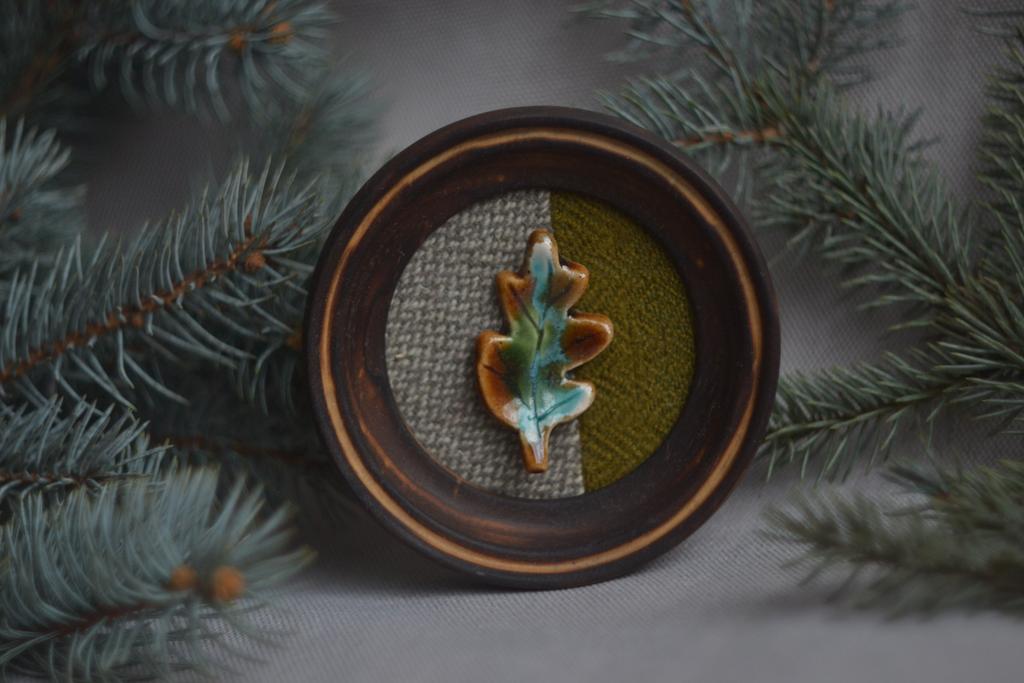 Панно на стену маленькое "лист "