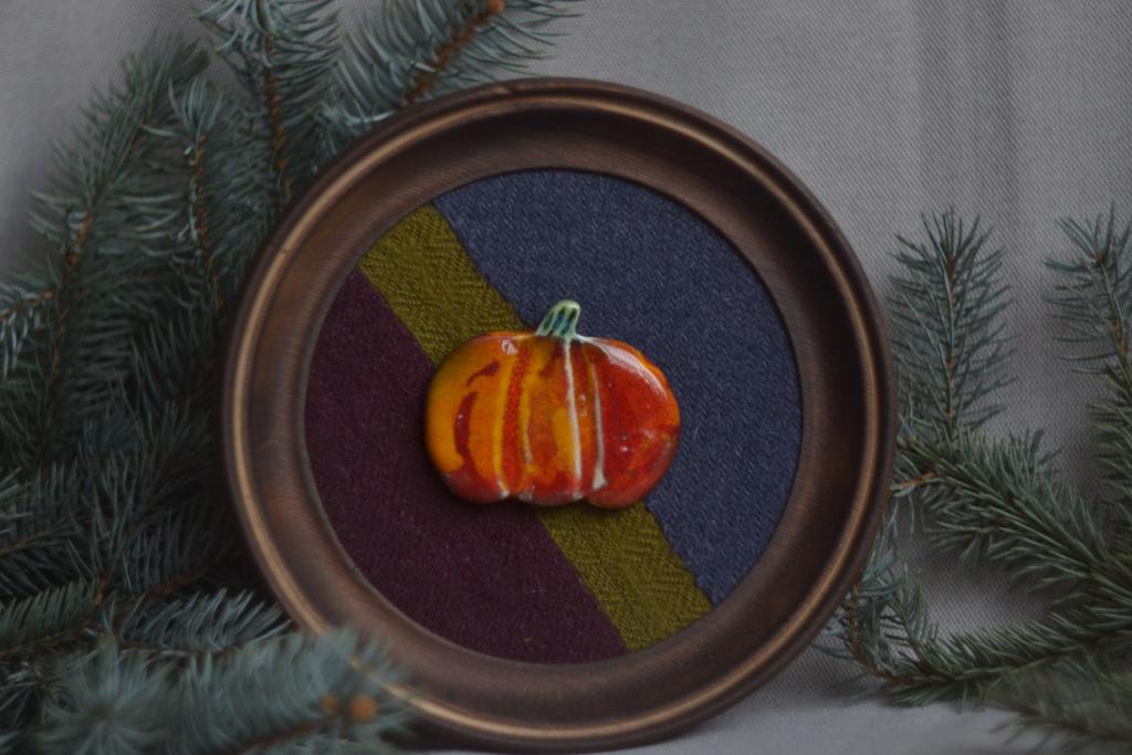 Панно на стену  большое  "тыква"